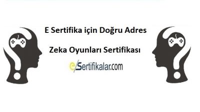 Zeka Oyunları Sertifikası
